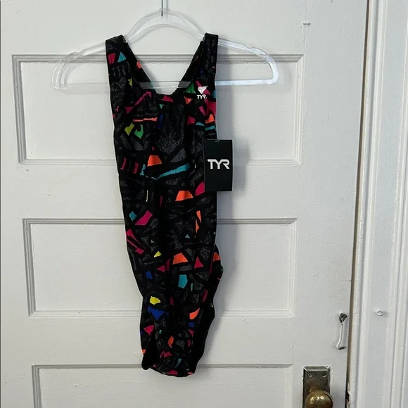 TYR Multicolor one-piece Swimsuit, Women's 36 (around size 10), NWT - Picture 1 of 10